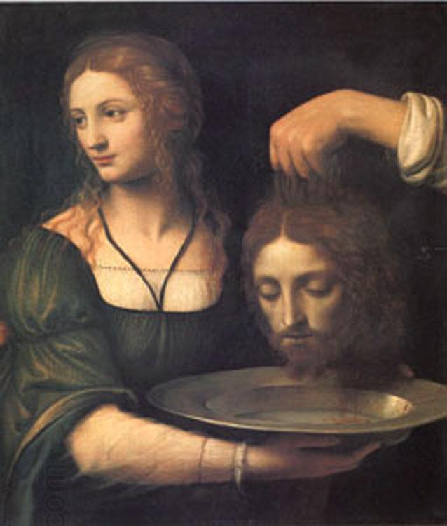 Bernadino Luini Salome Receiving the Head of John the Baptist (mk05) China oil painting art
